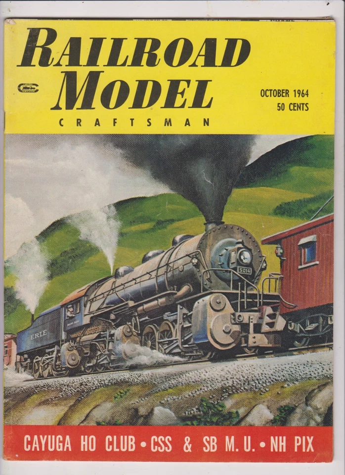 VINTAGE OCT 1964 RAILROAD MODEL CRAFTSMAN BOOK FREE SHIP IN U S - Image 1 of 1