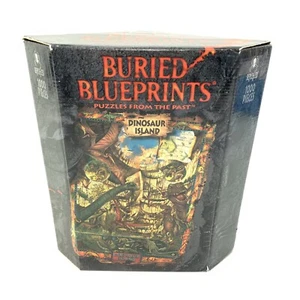 Buried Blueprints Puzzles from the Past Dinosaur Island Sealed Bag 76-66 - Picture 1 of 4