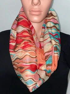 Multicolor Zig Zag Pattern Womens' Scarf - Picture 1 of 1