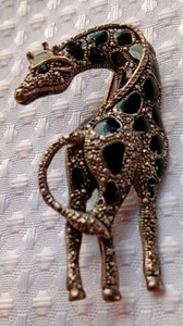 Giraffe Strass Stil Mantel Pin Brosche - Bild 1 von 7