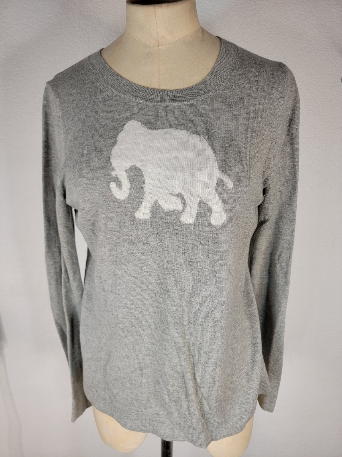 J Crew Womens Elephant Sweater Sz S 