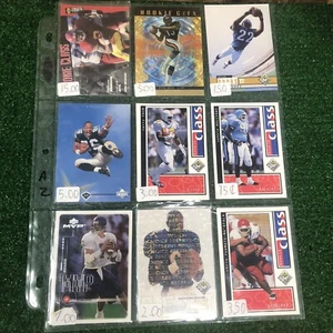 Vintage Football Card Lot (9 Card Check Description) - Picture 1 of 1