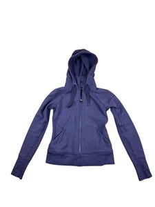 Athleta Triumph Hoodie Full Zip Damen Gr. XS Daumenlöcher Lila - Bild 1 von 7