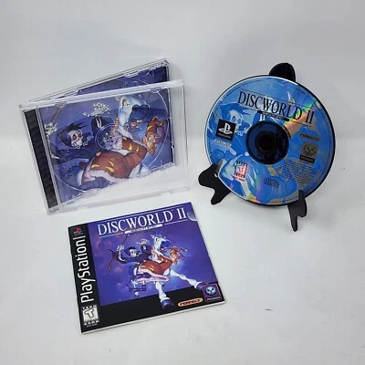 Discworld II Mortality Bytes (PlayStation 1) CIB Completo com Reg. Cartão - TESTADO - Imagem 1 de 4