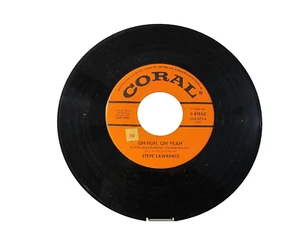 45 RECORD - STEVE LAWRENCE - UH-HUH OH YEAH - Picture 1 of 1