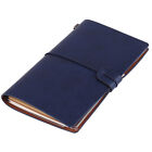 Classic Pu Leather Travel Notebook Journal Diary Refillable Notepad Dark Blue