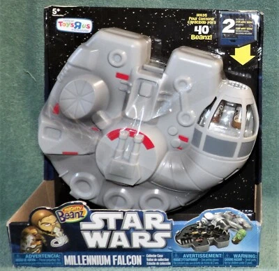  MIGHTY BEANZ STAR WARS MILLENNIUM FALCON COLLECTOR CASE TOYS R US EXCLUSIVE  - Image 1 of 4