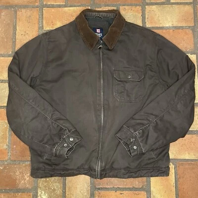 Vintage Chaps Ralph Lauren Jacket Men’s Large Military Barn Chore Aviator - Image 1 of 4