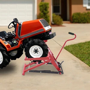 Gato hidráulico elevador de cortacésped 350 lb para cortadoras de césped 25,4 pulgadas altura de elevación Q235 - Imagen 1 de 13