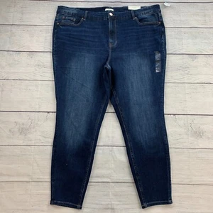 Pantalones de mezclilla M Maurices XXL 22W 24W ilimitados tiro alto entrepierna ajustada nuevos con etiquetas - Imagen 1 de 8