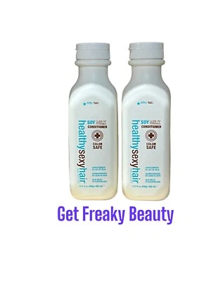 2 PACK. 13.5 oz. Healthy Sexy Hair Soy Milk Conditioner. 400ml. FREE SHIPPING.