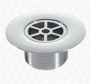 Replacement Shower Drain Top Waste Trap Chrome Plated BRASS  1.5" Thread 85mm - Picture 1 of 5