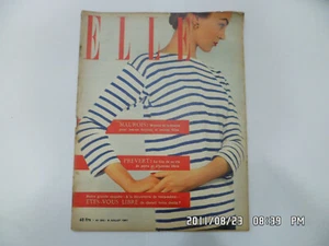 ELLE N°293 du 9 juillet 1951 Jacques Prévert vedettes D.Delorme B.Auber C.Aubry - Picture 1 of 1