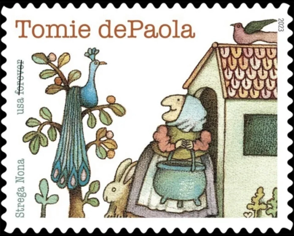 US Tomie dePaola Single Stamp (1 stamp) MNH 2023 Ships 5 May - Image 1 of 1