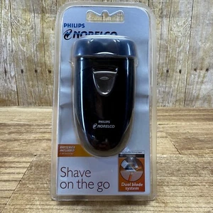 SEALED! Vintage Norelco By Philips Shaver On The Go Dual Blade System Battery Op - Picture 1 of 5