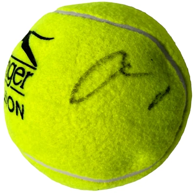 MINI PELOTA DE TENIS FIRMADA POR ANDY MURRAY AUTOGRAFIADA DE WIMBLEDON US OPEN JSA Foto 1 de 3