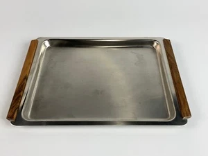 VTG Mid-Century MCM Voss Denmark Danish Serving Buffet Platter Tray Stainless - Picture 1 of 5