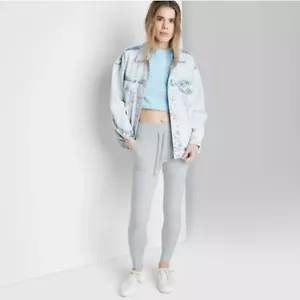 Hochtaillierte Damen-Taschenleggings Größe XS Wild Fable™ Farbe hellgrau NEU - Bild 1 von 4
