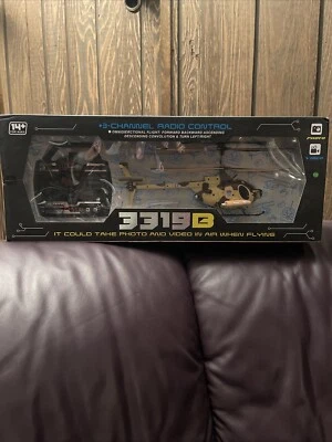 RC Remote Control 3 channel 3319B Photo/Video taking Helicopter w/built in GYRO - Image 1 of 4