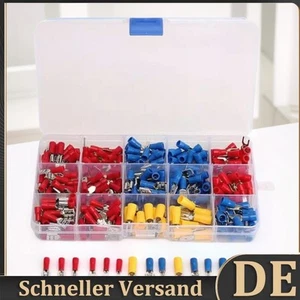 280 Stück Ringkabelschuhe, gerollte Kabelschuhe, sortiertes Kit, nützliches Spat - Afbeelding 1 van 12