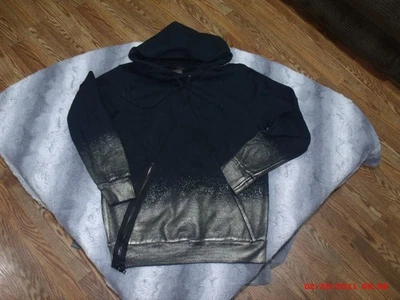 Drifter Negro/Dorado Bordeado 1/3 Cremallera Sudadera con Capucha Modelo mk1278me, Hombres M, Damas Grande Foto 1 de 4