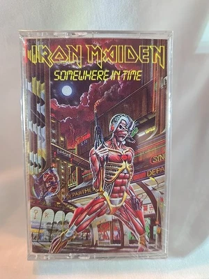 Iron Maiden Somewhere in Time SEALED Cassette VERY RARE 1986 - Image 1 of 4