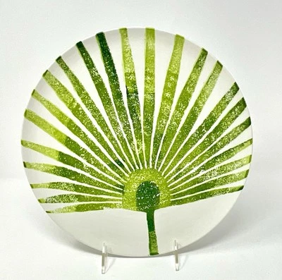 Plato de cena Vietri 'Into the Jungle' grande 11 1/2" "Hoja de palma" EXCELENTE Foto 1 de 4