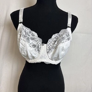 Reggiseno Fantasie bianco pizzo supporto laterale taglia 34G nuovo con etichetta - Foto 1 di 2