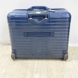 Valigia Rimowa Salsa Delux Hybrid 32L blu 2 ruote - Foto 1 di 12