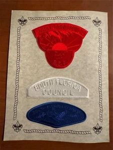 BSA, 2000 Scouting in South Florida Edizione Limitata Ghost Patch Set (SA-10/11/12 - Foto 1 di 3