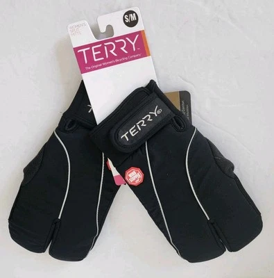 Guantes de ciclismo para mujer Terry Windstopper Split Mitt - Talla S/M - Negros Nuevos  Foto 1 de 4