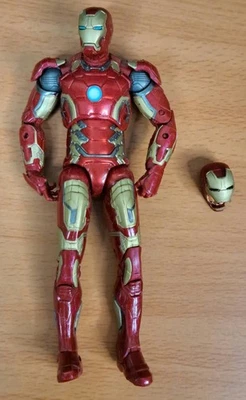 Figura de acción Marvel Legends Iron Man Mark 43 Armor 6" serie BAF Thanos Foto 1 de 4