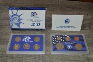 2002 United States Mint 10 Coin Proof Sealed in Case W/ COA & Box ! Very Nice #1 - Picture 1 of 6