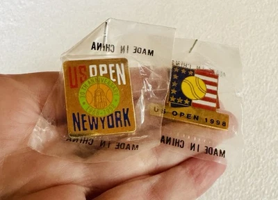 Vintage 1998 New York U.S. Open Tennis Pin LOT (4 Pins) 30th Anniversary - Image 1 of 4