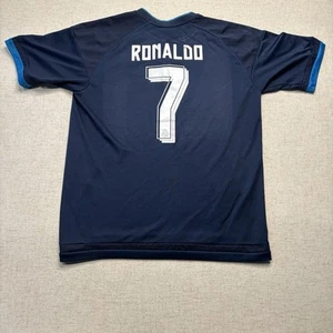 Maglia Real Madrid FC Ronaldo#7 Away Kit Stagione 2015-16 Blu Taglia Large - Foto 1 di 8