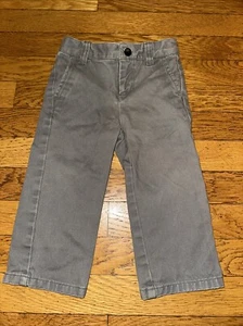 JANIE AND JACK PANTS ADJUSTABLE SIZE 18-24 MONTHS. COLOR GRAY - Picture 1 of 5