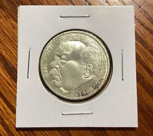 Germany 1975 Friedrich Ebert 5 Mark Silver Coin (UNC) - Picture 1 of 2
