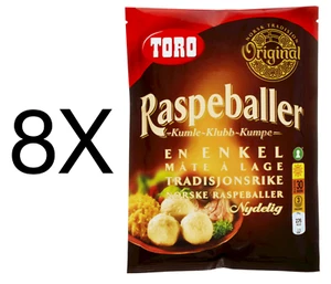 Raspeballer Raspeball Traditionelles Norwegisches Essen Toro 8X205g - Bild 1 von 1