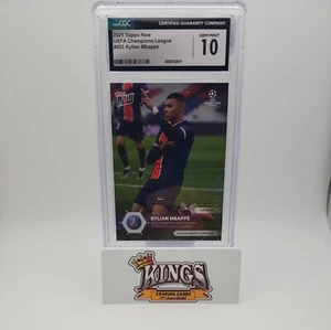 2021 Topps Now Champions League #53 Kylian Mbappe Cgc 10 - Picture 1 of 2