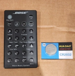 Bose Wave Music System Remote Control for AWRCC1 AWRCC2 Radio/CD Black New - Picture 1 of 5