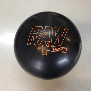 Hammer Raw Solid Black bowling ball 14 LB new in box #118 - Picture 1 of 3