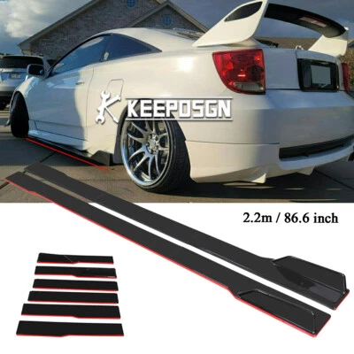Para Toyota Celica GT 86,6"" faldones laterales panel basculante extensión divisor RedLine Foto 1 de 4