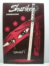 Shuriken #4 (1986, Victory Productions) ~ 8.0 VF