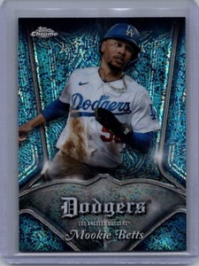 Mookie Betts Pinstriped 2022 Topps Chrome Insert LA Dodgers P-22