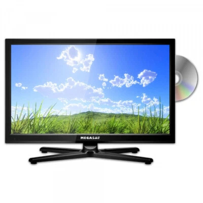 Megasat Royal Line II 24 24" 59,9cm TV Fernseher DVB-S2/-T2/-C 12V 230V DVD   - Bild 1 von 4