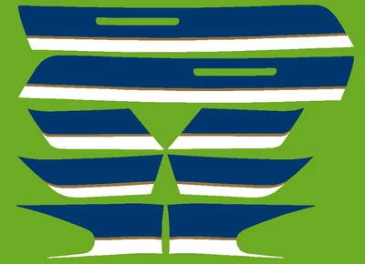 Dekorset Decalset Kompatibel zu Z 1000 R2 1983 Dekorset Decalset Reproduktion