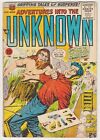 ADVENTURES INTO THE UNKNOWN #88 SCI-FI ACG 1957 CAVE MAN -C OGDEN WHITNEY GD/VG