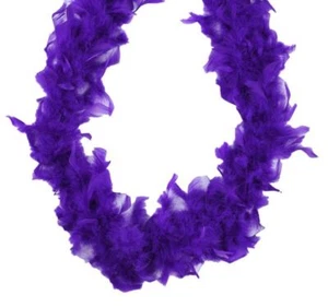 Boa de plumas Chandelle púrpura 70 gm 72 en 6 pies - Imagen 1 de 1
