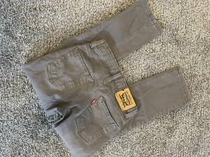Levi's 511 jeans Boy's 10 25x26 Slim Fit Grey Adjustable Waist Flex L 2592 - Picture 1 of 6