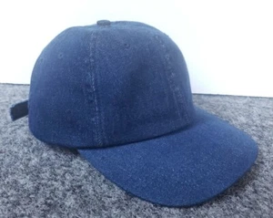 Jeansmütze Kappe Riemen hinten blau unbedruckt Einheitsgröße verstellbar Herren - Bild 1 von 5